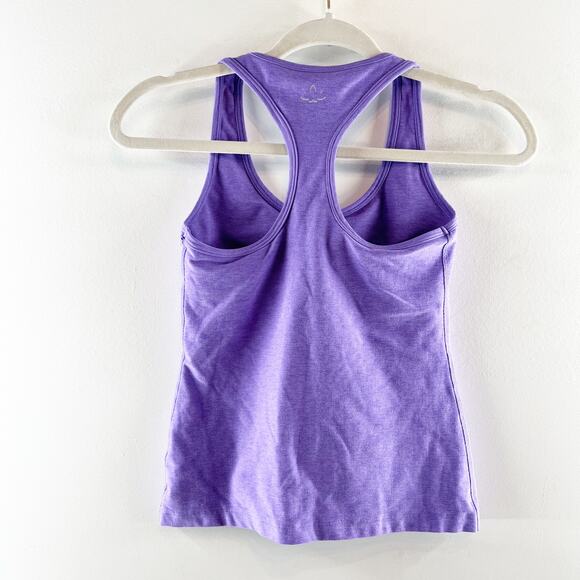 Beyond Yoga Spacedye Step Up Racerback Tank Top Indigo Heather Purple XS - Picture 4 of 6